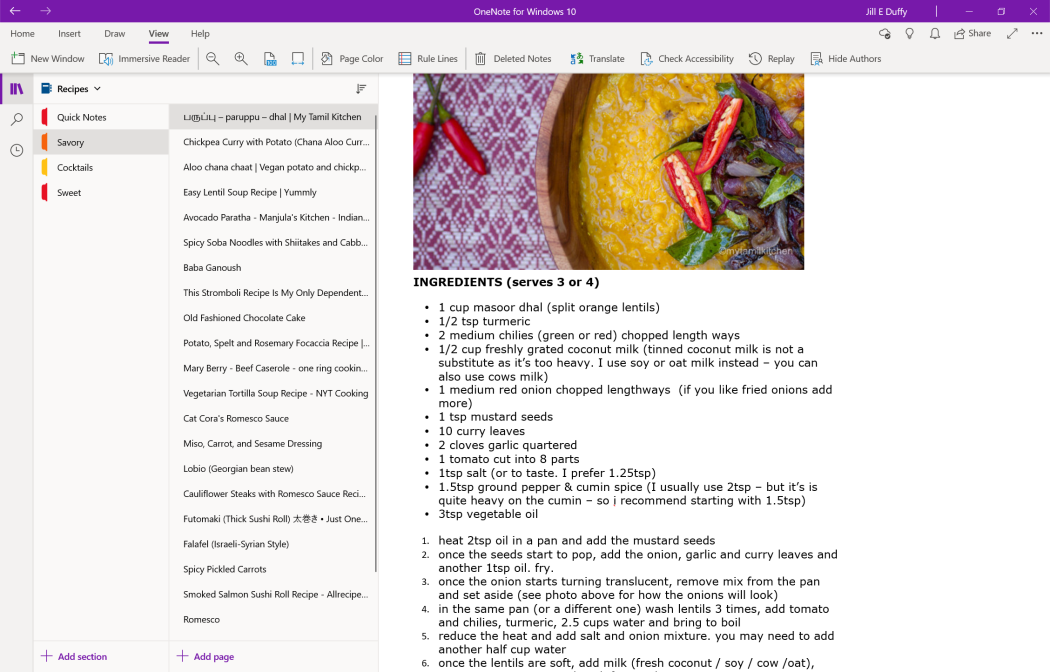 themes for onenote on mac